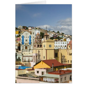 Mexiko, Guanajuato delstat, Guanajuato. Basilika Hälsningskort