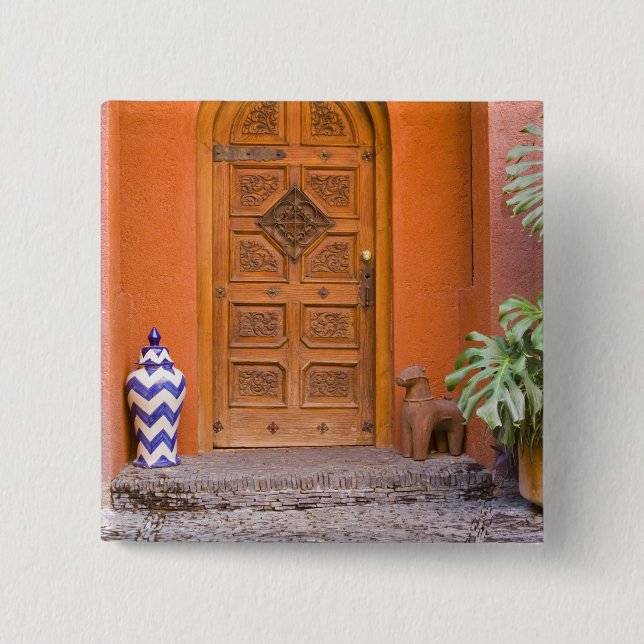 Mexiko, Guanajuato delstat, San Miguel. Casa de la Knapp (Framsida)