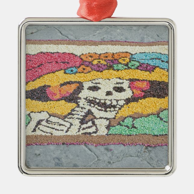 Mexiko, Guanajuato, San Miguel de Allende, dag Julgransprydnad Metall (Framsidan)