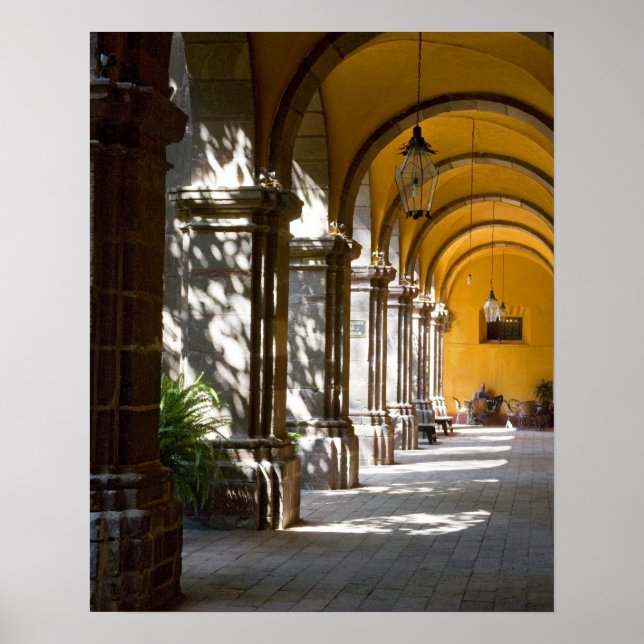 Mexiko, Guanajuato, San Miguel de Allende. Poster (Framsidan)