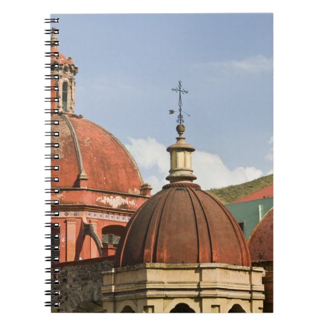 Mexiko, Guanajuato State, Guanajuato. Mallar de Anteckningsbok Med Spiral (Framsidan)