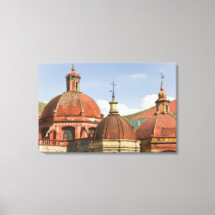 Mexiko, Guanajuato State, Guanajuato. Templo de Canvastryck