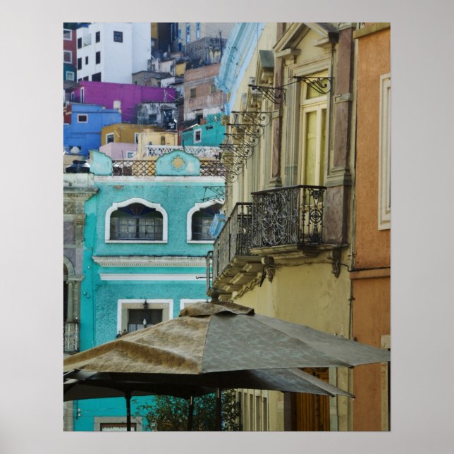 Mexiko, Guanajuato. Tätt packad samling av Poster (Framsidan)