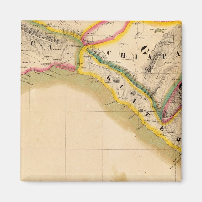 Mexiko, Guatemala 71 Magnet (Framsidan)