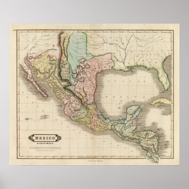 Mexiko, Guatemala Poster (Framsidan)