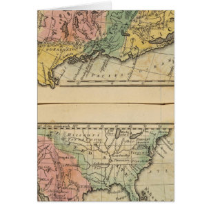 Mexiko, Guatemala, WI, Nordamerika Hälsningskort
