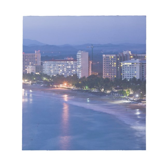 Mexiko, Guerrero, Ixtapa. Ixtapa Hotell längs Anteckningsblock (Framsida)