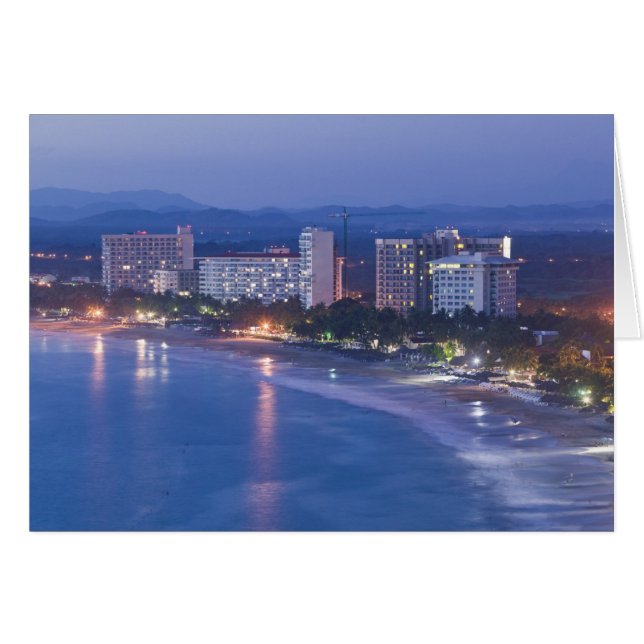 Mexiko, Guerrero, Ixtapa. Ixtapa Hotell längs Hälsningskort (Framsidan Horizontal)