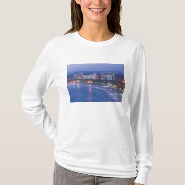 Mexiko, Guerrero, Ixtapa. Ixtapa Hotels längs T Shirt (Framsida)