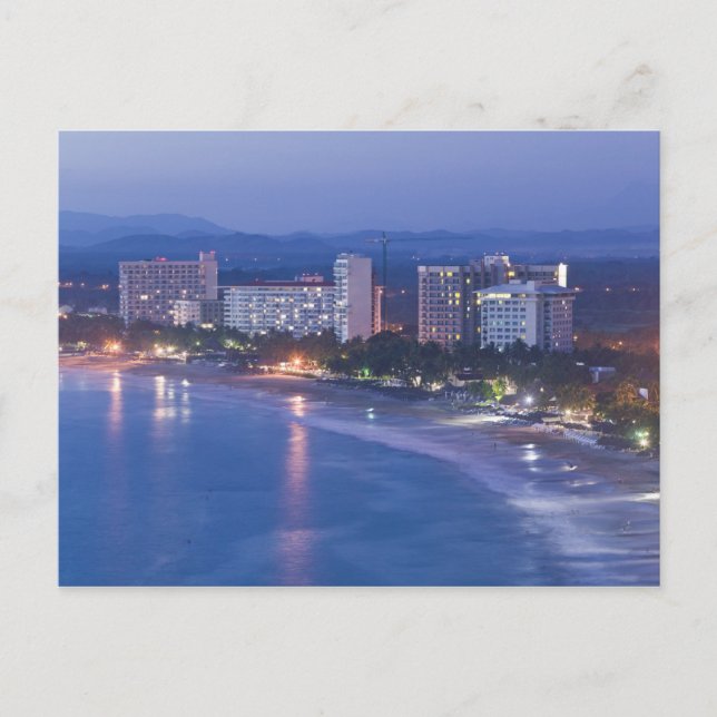 Mexiko, Guerrero, Ixtapa. Ixtapa Hotels längs Vykort (Framsida)