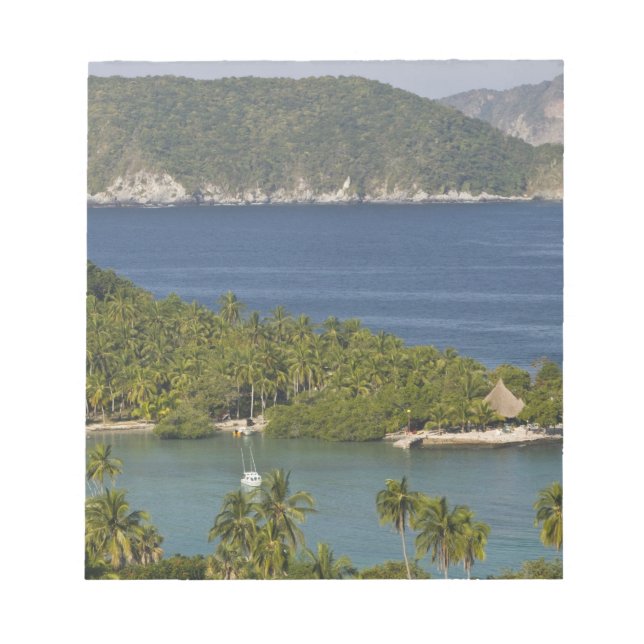 Mexiko, Guerrero, Zihuatanejo. Playa Las Gatas- Anteckningsblock (Framsida)