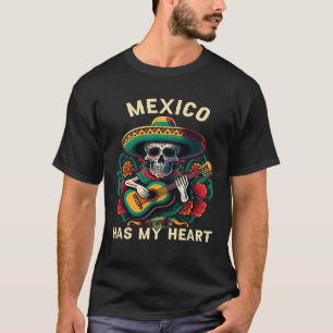 Mexiko har mitt hjärtliga mexikanska Life Mexico-P T Shirt