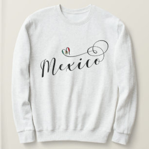 Mexiko Heart Flagga, Mexiko icanos T Shirt