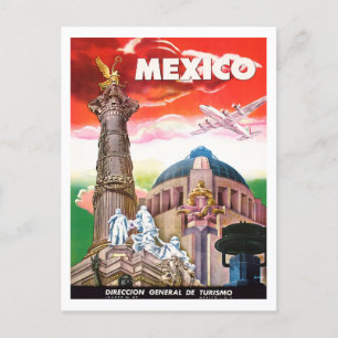 Mexiko - Historiskt Byggnad Vykort