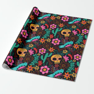 Mexiko Inspired Mönster Presentpapper