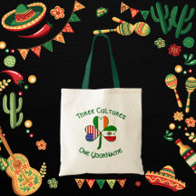 Mexiko Irland USA Shamrock Flag Personlig