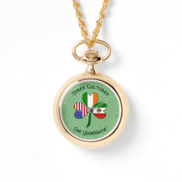 Mexiko Irland USA Shamrock Flagga Armbandsur