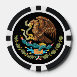 Mexiko Jackar Arm Eagle Snake and Cactus Poker Marker