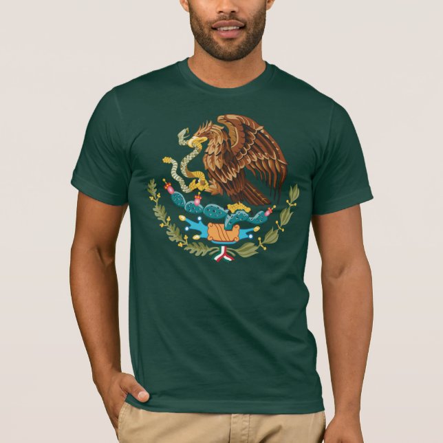 Mexiko Jackar om Arm T Shirt (Framsida)