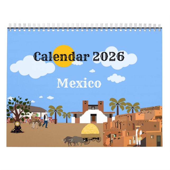 Mexiko Kalender (Omslag)