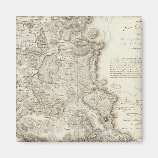 Mexiko, karta magnet (Framsidan)