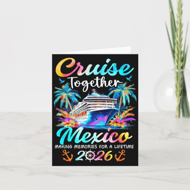 Mexiko Kryssning 2026 Familjesemester Cruisin Kort (Framsida)
