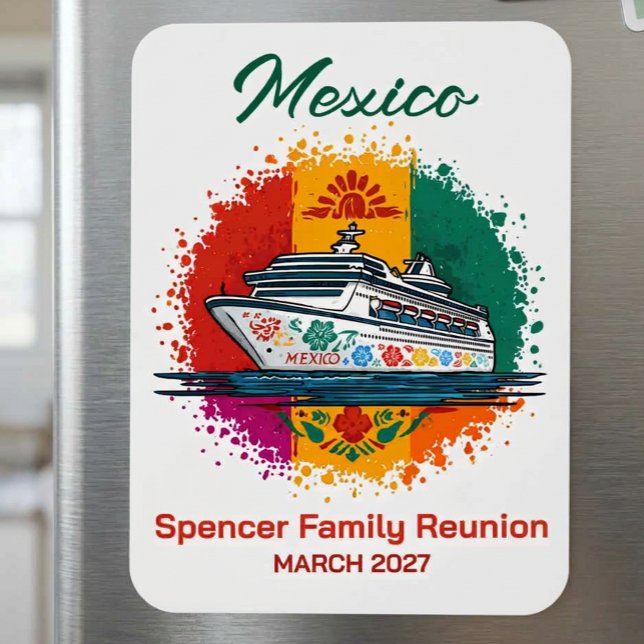 Mexiko kryssningsfartyg stateroom markör magnet (Skapare uppladdad)