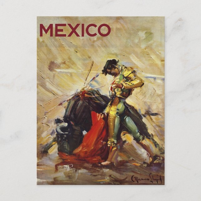 Mexiko Matador Vykort (Framsida)