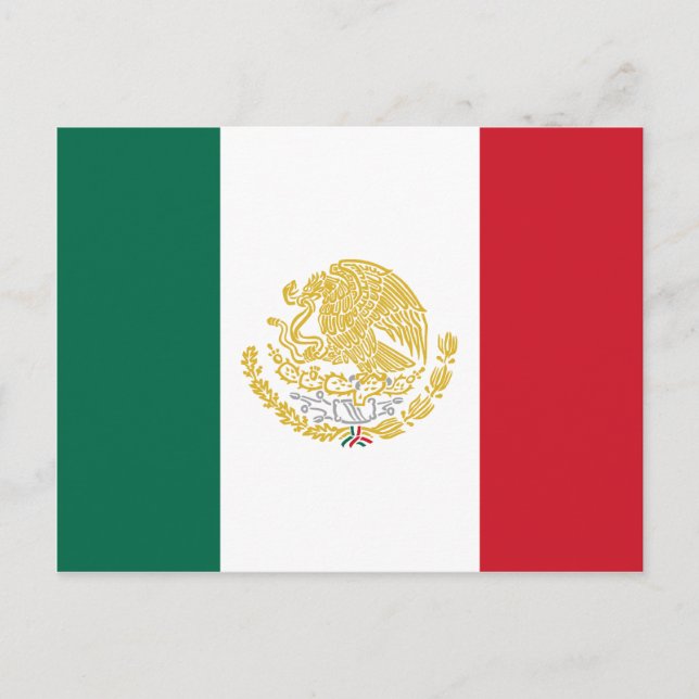 Mexiko med gyllene och Silver Arm, Mexiko Vykort (Framsida)