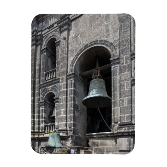 Mexiko, Mexico City, Zocalo. Klocktornen Magnet (Vertikal)