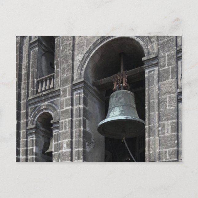 Mexiko, Mexico City, Zocalo. Klocktornen Vykort (Framsida)