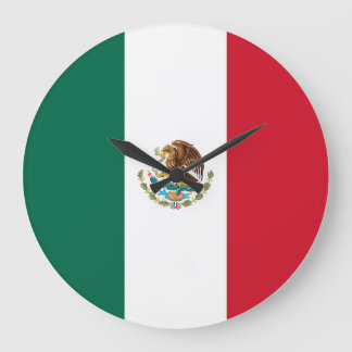 Mexiko (Mexikansk) Flagga Stor Klocka