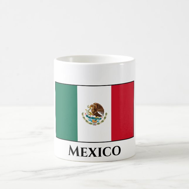 Mexiko (mexikanska Flagga) Kaffemugg (Center)