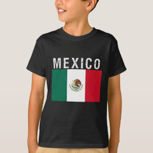 Mexiko,Mexikanska flagga T Shirt