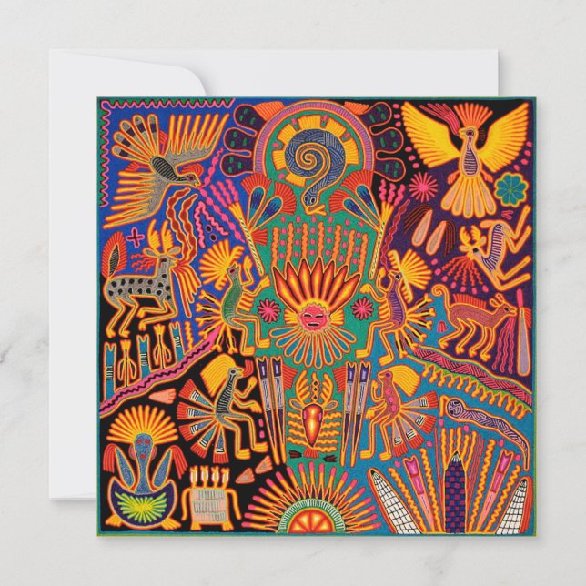 Mexiko Mexikanska Mayan Aztec LatinX latinsk latin Inbjudningar (Framsida)