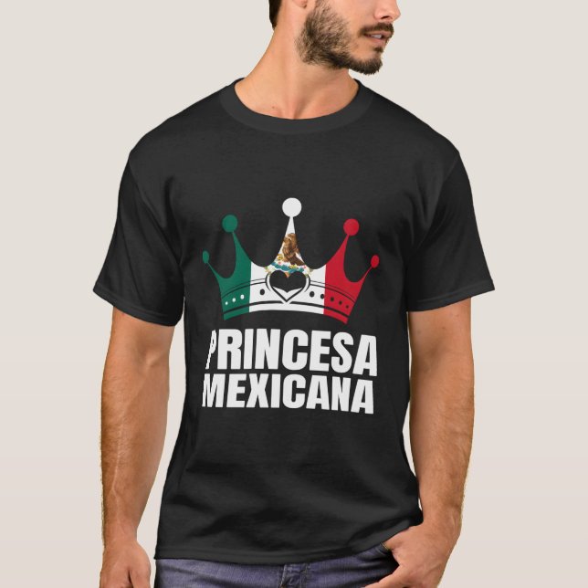 Mexiko Mexikanska prinsessan T Shirt (Framsida)