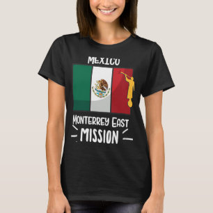 Mexiko Monterrey Öster Mormon LDS Uppdrag Missiona T Shirt