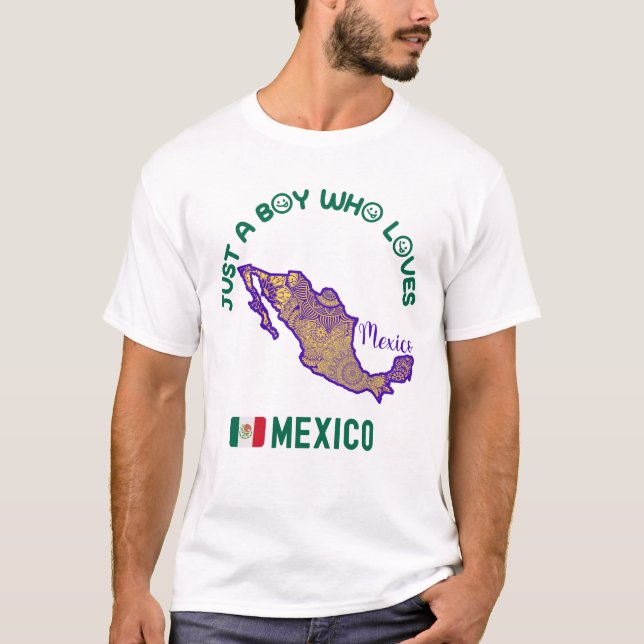 Mexiko Nordamerika Land T Shirt (Framsida)