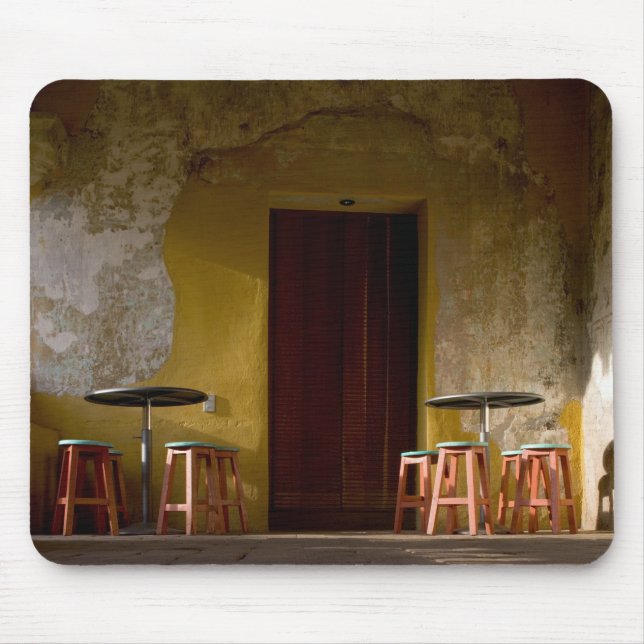 Mexiko, Oaxaca, Aeftermiddag sol ljus balkony av Musmatta (Framsidan)