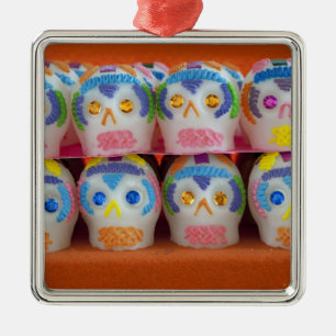 Mexiko, Oaxaca-provinsen, Oaxaca, Abastos-marknad, Julgransprydnad Metall