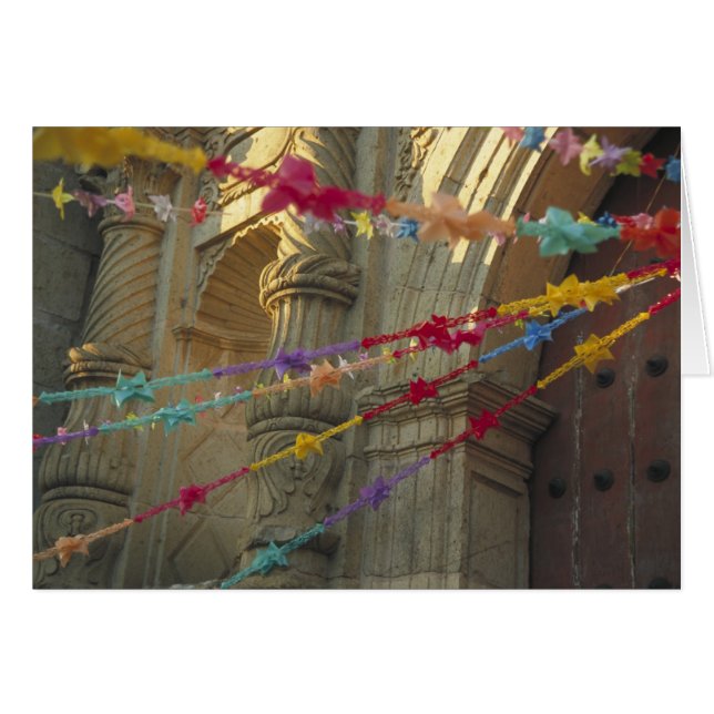 Mexiko, Oaxaca, Templo de San Felipe de Neri Hälsningskort (Framsidan Horizontal)