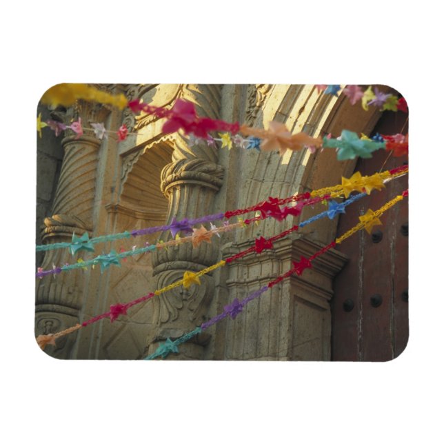 Mexiko, Oaxaca, Templo de San Felipe de Neri Magnet (Horisontell)