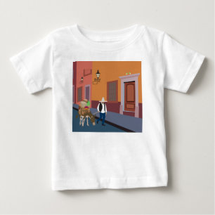 Mexiko och Donkey i staden T Shirt