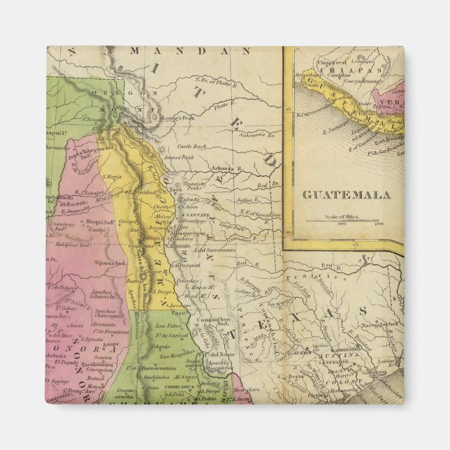 Mexiko och Guatemala 2 Magnet (Framsidan)