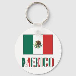 Mexiko och Mexikanska Flagga Nyckelring