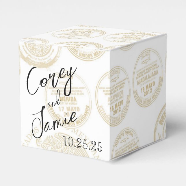 Mexiko Passport Presentaskar (Framsidan Sidan)