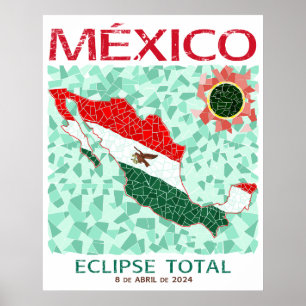 Mexiko Poster totalt Eclipse