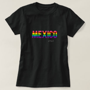Mexiko Pride Hoodie Rainbow Flagga W. T Shirt