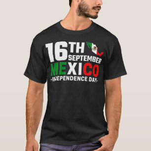 Mexiko Pride Independence day 2022 Mexikanska Flag T Shirt