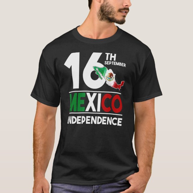 Mexiko Pride Independence day 2022 Mexikanska Flag T Shirt (Framsida)